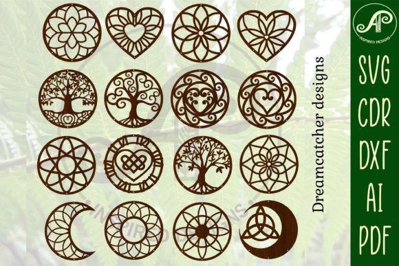 Download 16 Dreamcatcher Design SVG Cut Files - Cut file Collection