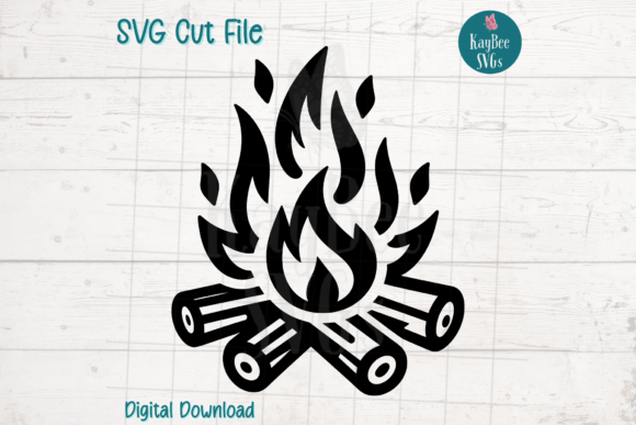 Download Campfire Camping SVG Cut File - Cut file Collection