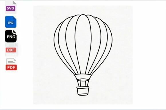 Download Hot Air Balloon SVG Cut File - Cut file Collection