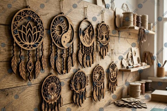 Download Dream Catcher Wall Decor Bundle SVG - Dream catcher Collection
