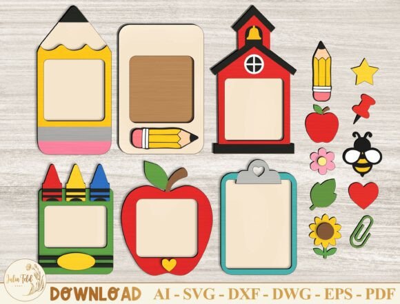Download Classroom Note Holder Laser Cut File - Premium Resources