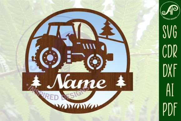 Download Tractor Monogram SVG Letter O Cut File - Cut file Collection