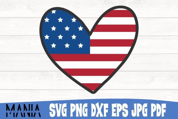 Download American Heart Svg Cut File Design - Cut file Collection
