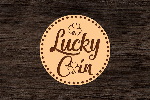 Download Lucky Coins Laser Cut Files SVG - Cut file Collection