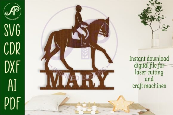 Download Equestrian Horse Riding Name Sign Svg - Horse riding Collection