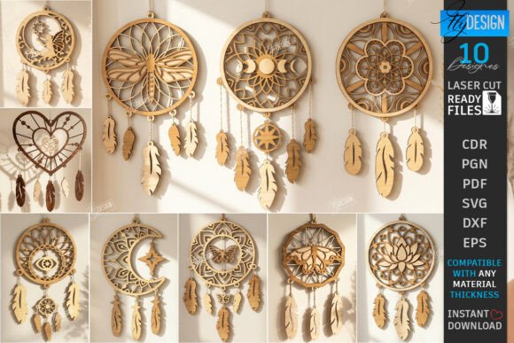Download Wooden Dream Catcher Laser Cut Bundle - Dream catcher Collection